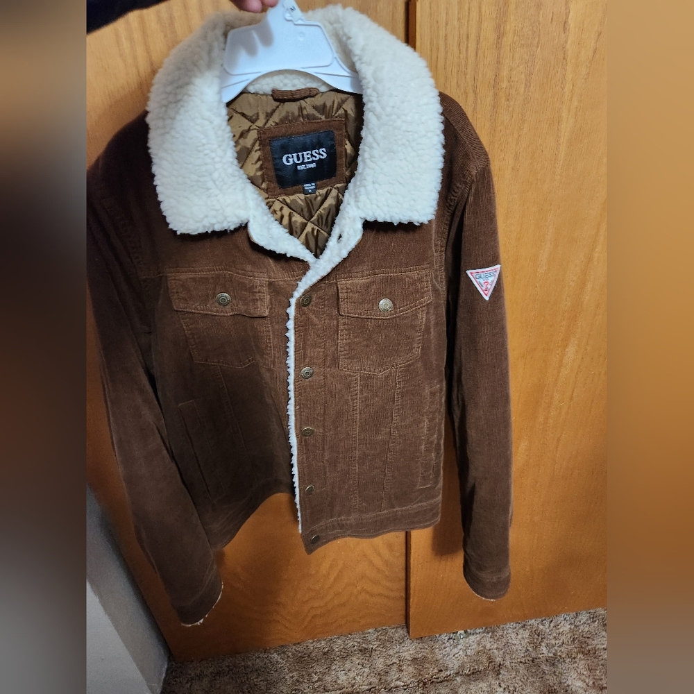Guess Corduroy Bomber Jacket